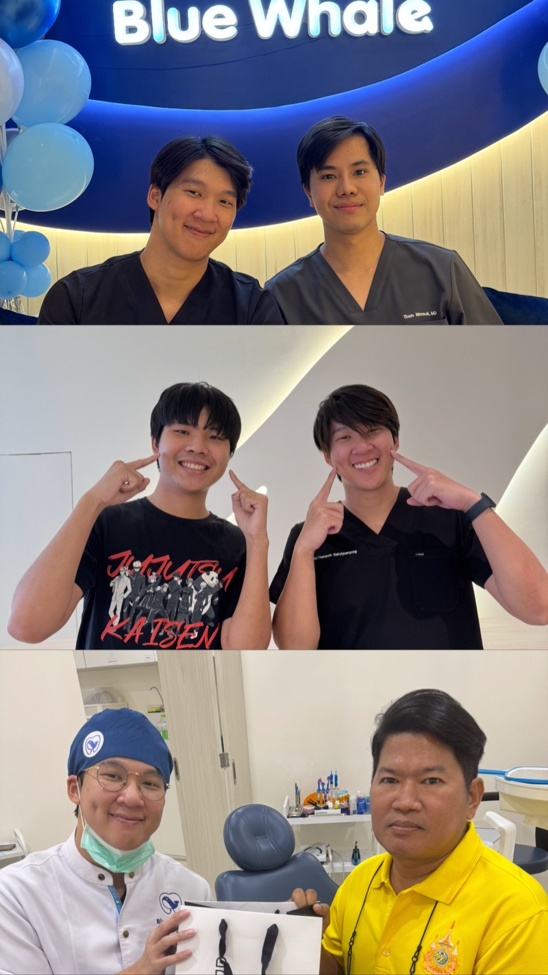 รวมภาพคุณหมอ Blue Whale กับคนไข้หลังรับบริการ ชุดที่ 1